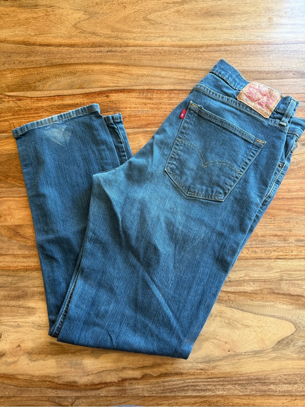 Levi's Blue Straight-Leg 541 Jeans